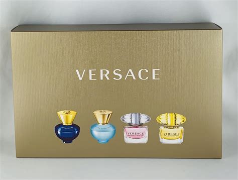 foto miniature di profumi versace donna|Versace Miniatures Collection Fragrance Set for Unisex, 5 Count.